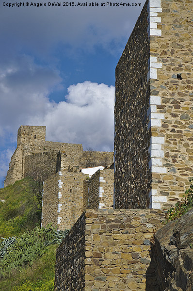 Majestic Mertola Castle in Alentejo Picture Board by Angelo DeVal