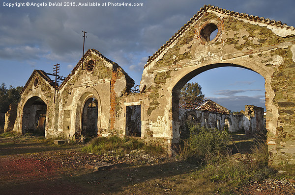 Ruins of the abandoned mine of Sao Domingos. Portu Picture Board by Angelo DeVal