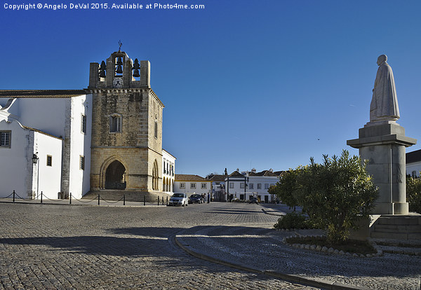Faro Historic City Centre. Algarve Portugal  Picture Board by Angelo DeVal