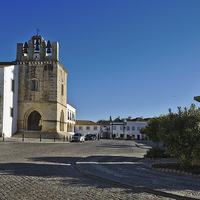 Buy canvas prints of Faro Historic City Centre. Algarve Portugal  by Angelo DeVal