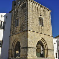 Buy canvas prints of Faro main church bells tower by Angelo DeVal
