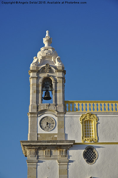 Clock tower of the Church of Carmel in Faro Picture Board by Angelo DeVal