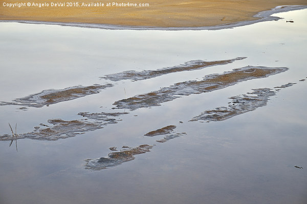 Dried salt evaporation pond  Picture Board by Angelo DeVal