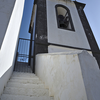 Buy canvas prints of Stairs to Bell Tower in Algarve Portugal  by Angelo DeVal