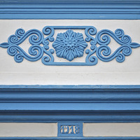 Buy canvas prints of House facade ornament in Algarve  by Angelo DeVal