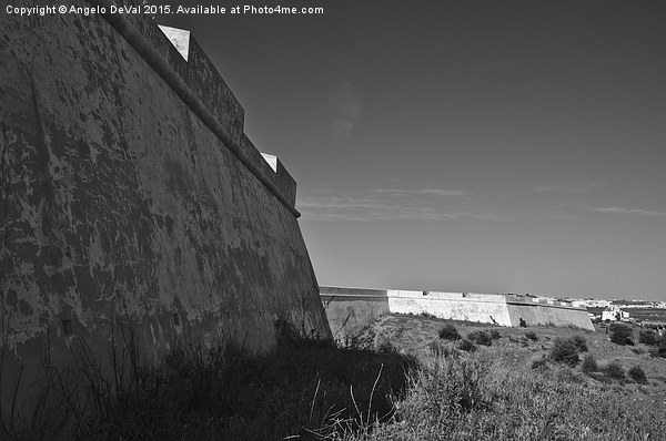 Walls of Saint Sebastian Fort in Castro Marim Picture Board by Angelo DeVal