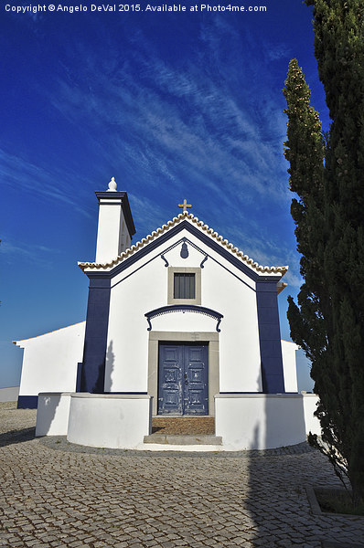 Facade of church of St. Anthony in Castro Marim Picture Board by Angelo DeVal