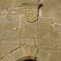 Buy canvas prints of Portal detail of the medieval castle of Castro Mar by Angelo DeVal