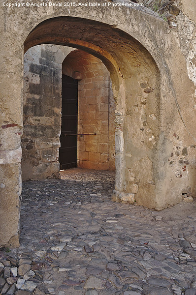 Arches of a medieval castle entrance in Algarve  Picture Board by Angelo DeVal