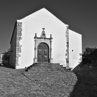 Buy canvas prints of Church of Misericordia in Monochrome  by Angelo DeVal
