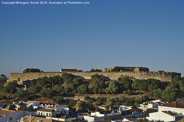 Castle of Castro Marim from the hill  Picture Board by Angelo DeVal