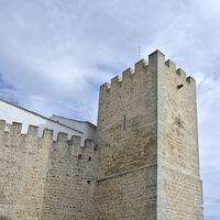 Buy canvas prints of Medieval Castle Tower in Loule  by Angelo DeVal