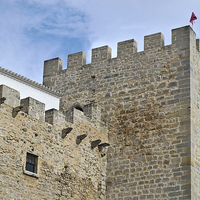 Buy canvas prints of Medieval Castle Tower in Loule  by Angelo DeVal