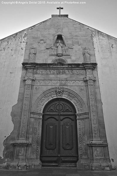 Church of Misericordia Facade in Tavira  Picture Board by Angelo DeVal