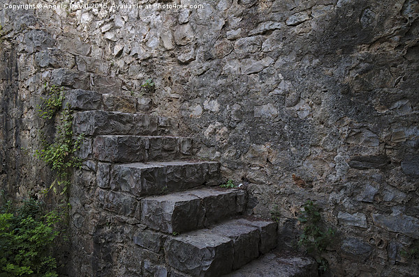 Medieval Wall Stairs Picture Board by Angelo DeVal