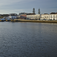 Buy canvas prints of Tavira City and River  by Angelo DeVal