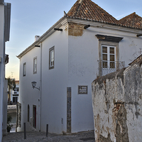 Buy canvas prints of Narrow Streets of Tavira  by Angelo DeVal