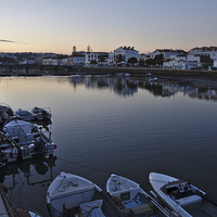 Buy canvas prints of End of the Day in Tavira  by Angelo DeVal