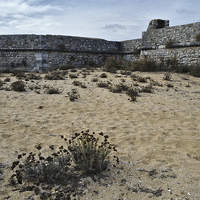 Buy canvas prints of Rato Fort and Sand in Tavira by Angelo DeVal