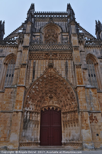 Facade of Batalha Monastery. Portugal Picture Board by Angelo DeVal