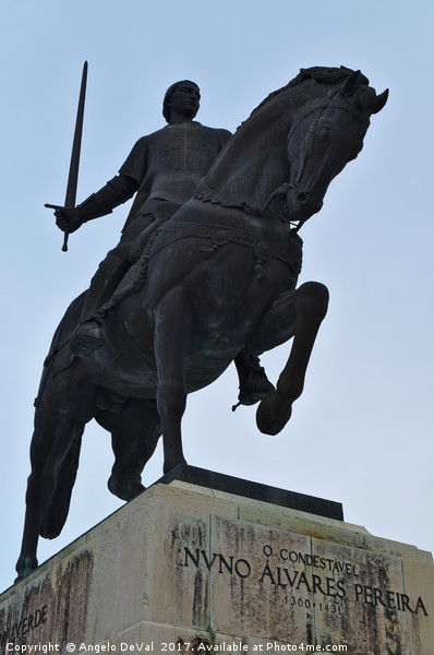 Statue of Nuno Alvares Pereira. Batalha, Portugal Picture Board by Angelo DeVal