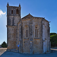 Buy canvas prints of Santa Maria do Carmo church in Lourinha. Portugal by Angelo DeVal
