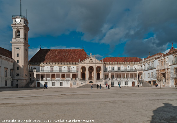 Coimbra University in Portugal Picture Board by Angelo DeVal