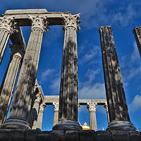 Buy canvas prints of Columns of the Roman temple of Evora by Angelo DeVal
