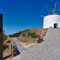 Buy canvas prints of Odeceixe Windmill in Algarve by Angelo DeVal