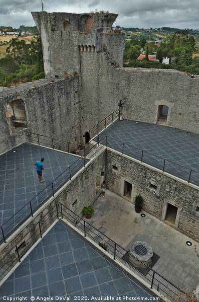 Perspective in Porto De Mos Castle Picture Board by Angelo DeVal