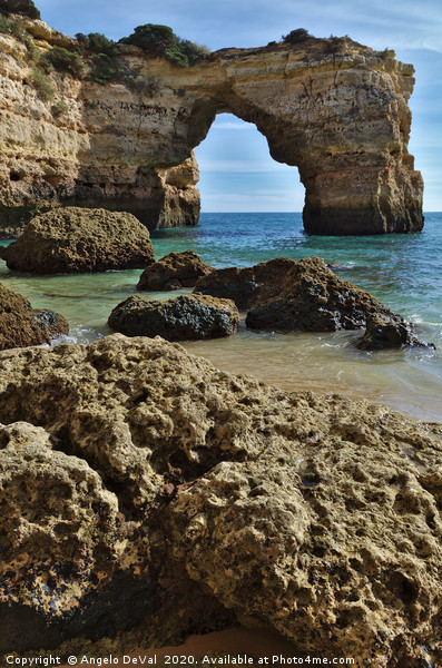 The Arch of Albandeira Beach in Lagoa Picture Board by Angelo DeVal