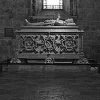 Buy canvas prints of Camoes Tomb in Jeronimos Monastery by Angelo DeVal