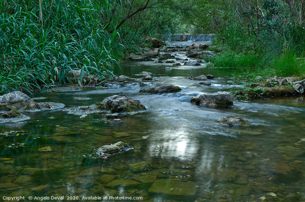River scenery in Fonte da Benemola Picture Board by Angelo DeVal