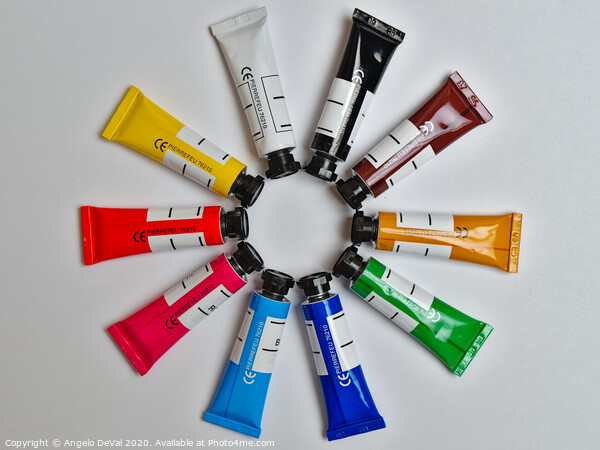 Color Wheel Picture Board by Angelo DeVal