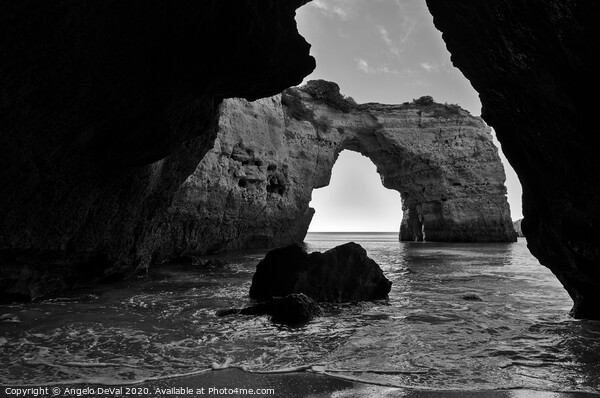 Natural Arch in Monochrome Picture Board by Angelo DeVal
