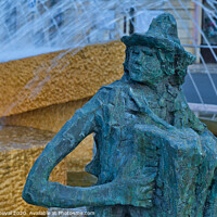 Buy canvas prints of Loule's main roundabout statue by Angelo DeVal