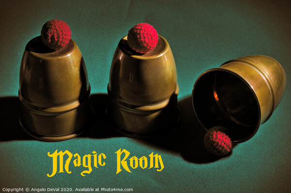 Magic Room Cups and Balls Picture Board by Angelo DeVal
