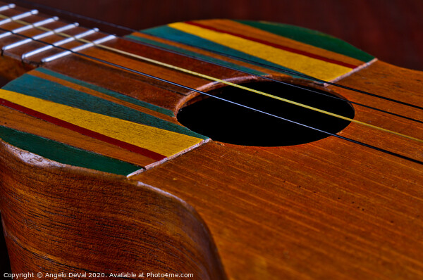 Cuatro Guitar Picture Board by Angelo DeVal