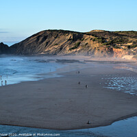 Buy canvas prints of Low tide in Amoreira beach - Aljezur 2 by Angelo DeVal