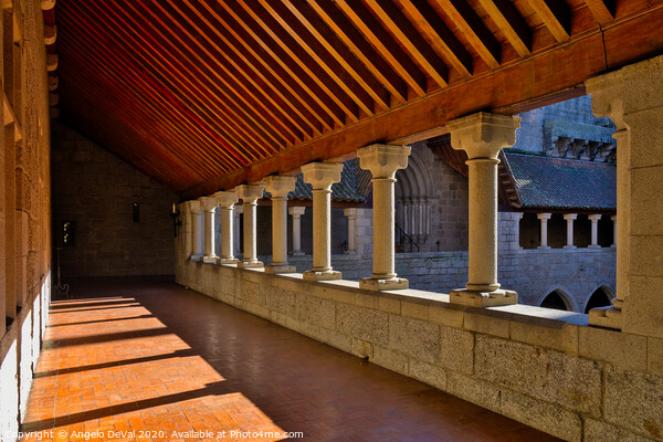 Corridors of Guimaraes Palace Picture Board by Angelo DeVal