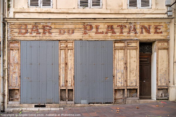 Bar du Platane - Marseille Picture Board by Angelo DeVal