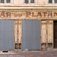 Buy canvas prints of Bar du Platane - Marseille by Angelo DeVal