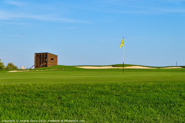 Quinta do Lago Golf Course and Birdwatching Tower Picture Board by Angelo DeVal