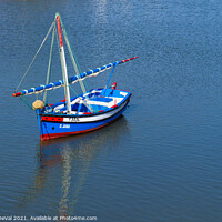 Buy canvas prints of Traditional Fishing Sailboat in Tavira by Angelo DeVal