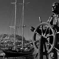 Buy canvas prints of The Sailor in Vilamoura by Angelo DeVal