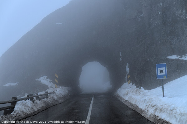 Serra da Estrela Rock Tunnel Picture Board by Angelo DeVal