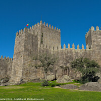 Buy canvas prints of Medieval Castle of Guimarães in Portugal by Angelo DeVal