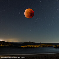 Buy canvas prints of Pessegueiro Island and Blood Moon by Angelo DeVal