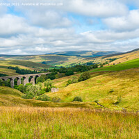 Buy canvas prints of Dent Head Viaduct in Yorkshire Dales by Beata Aldridge