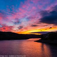 Buy canvas prints of Sunset over Ladybower Reservoir by Beata Aldridge